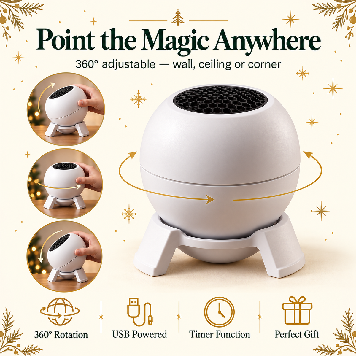 MerryGlow™ Christmas Sky  Projector